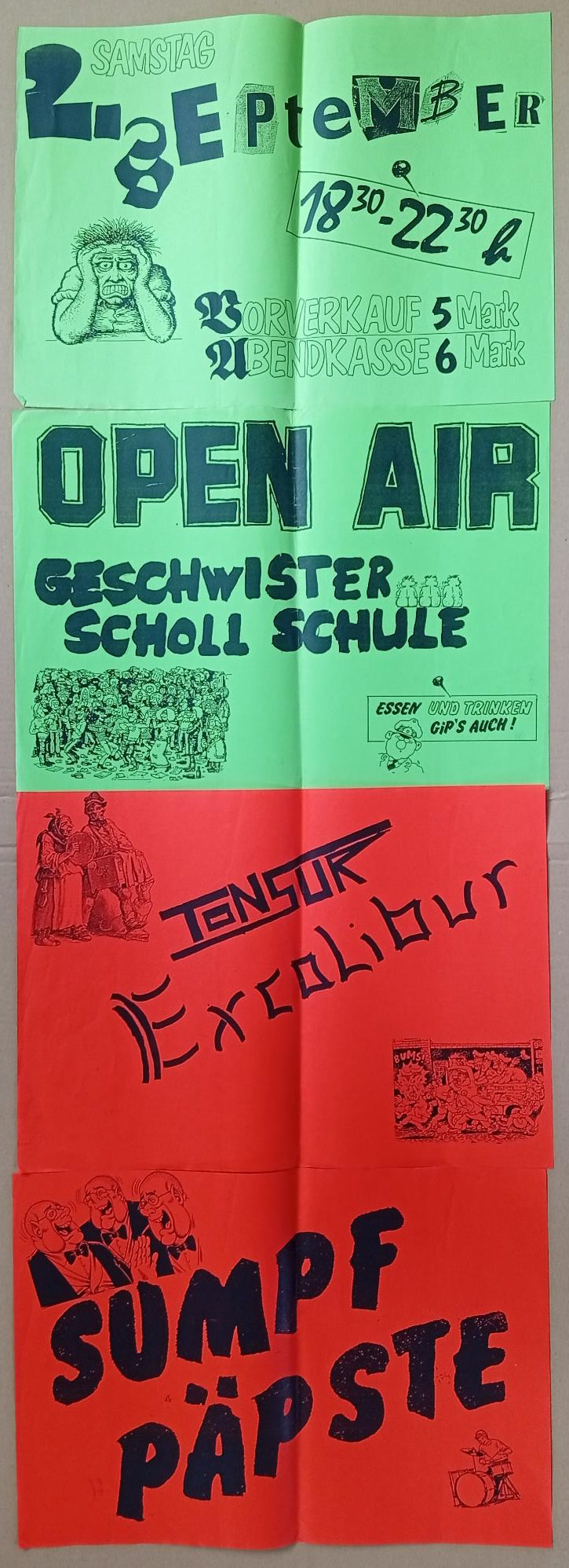 Excalibur: Open Air an der Geschwister-Scholl-Schule, 2. September 1989