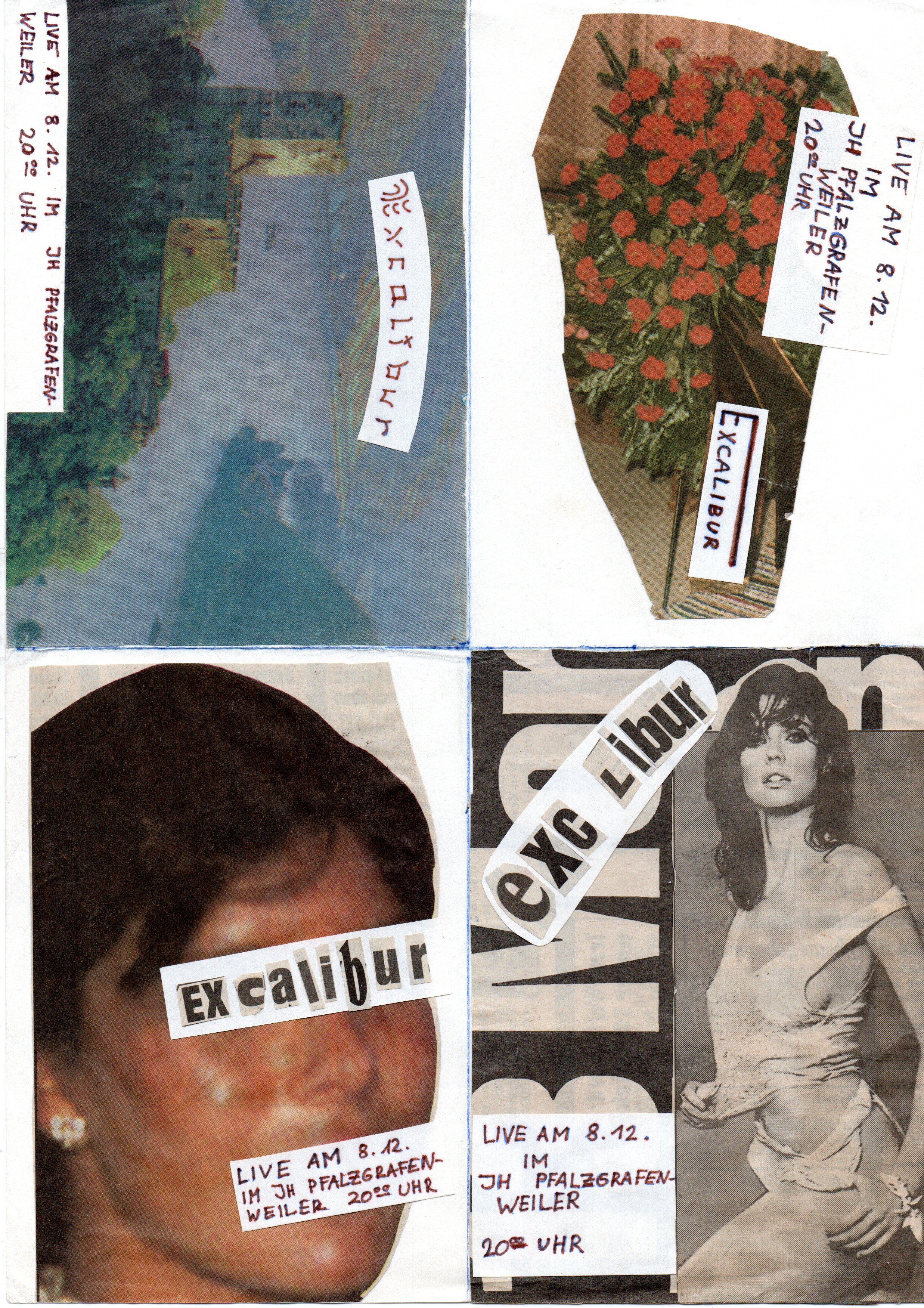Excalibur: Collage zum Abend in Pfalzgrafenweiler