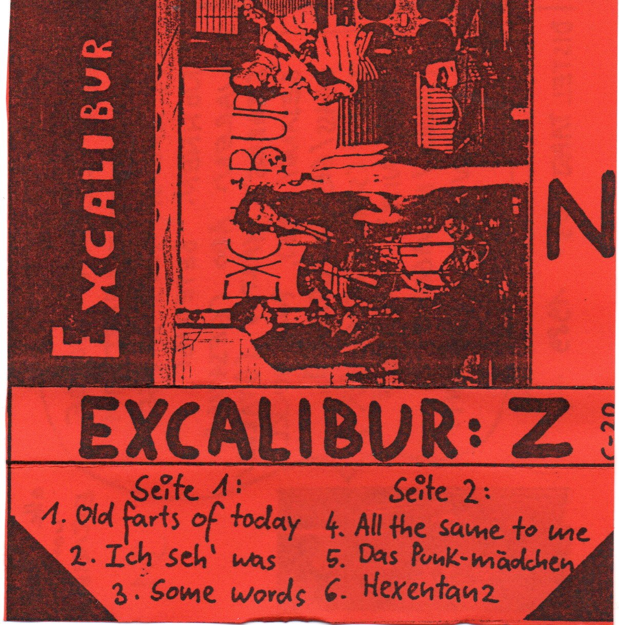 Excalibur: „Z“, Vorderseite