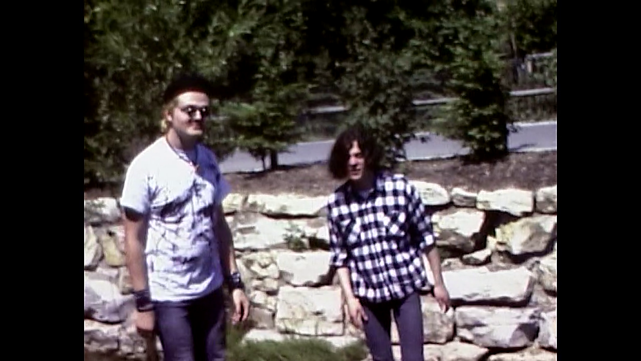 Nixfits, 30. Mai 1990: Severin Schöllhammer und Gerri (Super-8-Standbild)