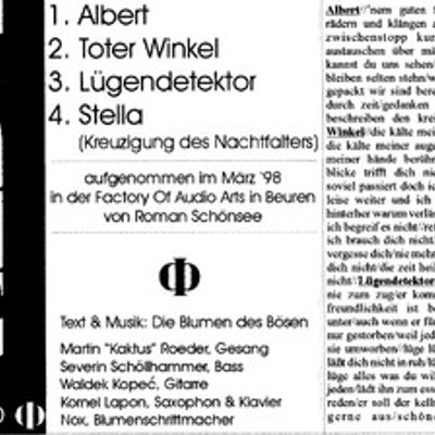 Das komplette einseitige Klappcover mit drei Innenklappen